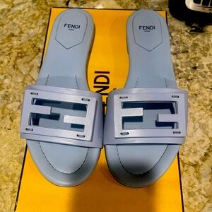 Fendi baguette slides